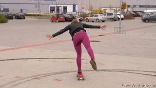 Chrissy Fox - Skateboard girl