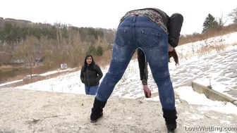 Cloe Del Mare + Mariana - Winter photoshoot II