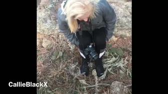 CallieBlackX - I Had To Pee In The Bushes