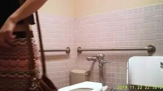 Voyeur in the toilet