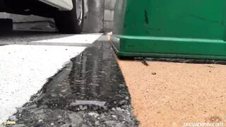 Sidewalk Pee Splashers