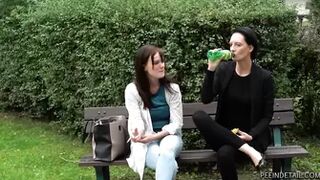 Petra Bludarova & Laura Sivkova - Two friends in a park
