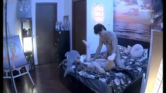 Reallifecam - Masha sucks her boyfriends cock and is fucked hard by him until he cums in her pussy 07012022