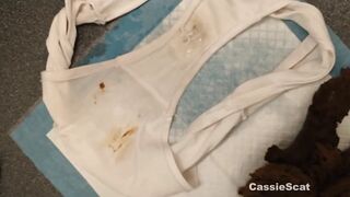 CassieScat - Thanksgiving Toilet Slavery Instructions, Skidded Panties