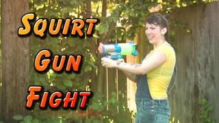 Squirt Gun Fight