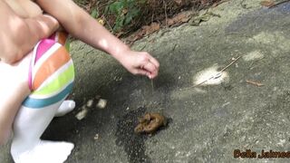ImYourFetish - Bella Shits In Public At The Fort