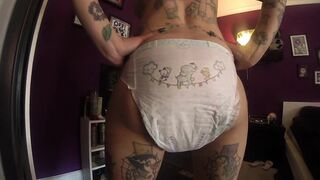 DemonaDragon - Monday Morning Topless Diaper Shit