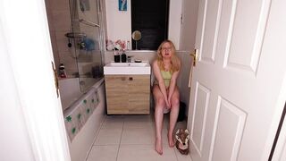 PooGirlSofia - Constipated toileting UNSCENSORED