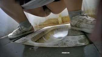 Several Young Women in Sneakers