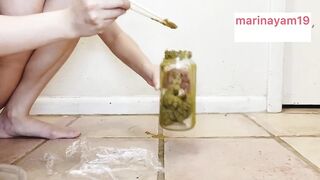 MarinaYam - Shit spills from the mason  jar