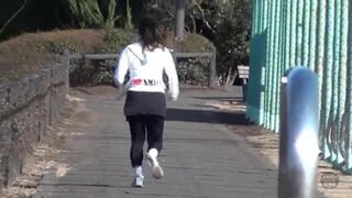 DJKN-01 03 Hidden camera footage of a jogger peeing in the open with no time to hide
