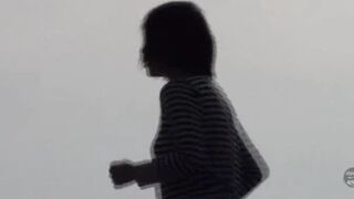 DJKN-01 01 Hidden camera footage of a jogger peeing in the open with no time to hide