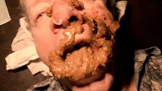 Black Man Uses Losers Mouth in Garage to Get His Nut & to Shit In