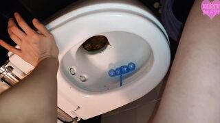 Kitty Skatt - Female POV huge fat moaning dump and piss