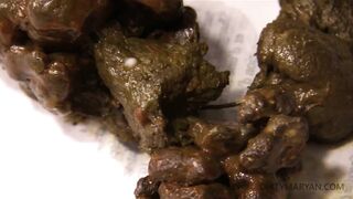 DirtyMaryan - Pooping for Foot Fetish Scat slave
