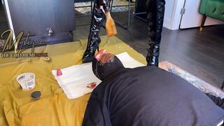 MistressMystique - Mistress Mystique Feeds The Pig Shit