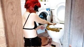 ModelNatalya94 - Toilet slave licks the toilet