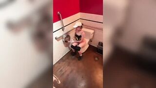 adorableamy - DINER BATHROOM CAM