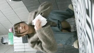 Front and rear view asian toilet 3
