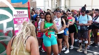Desperate Latina Girl In Tight Black Spandex