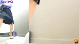 DLEE-805 04 Busy female office worker rushing to pee, peeing in residual urine