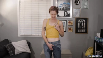 Rubbing in Wet Jeans