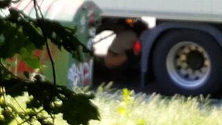 My wife has to pee I watch her for you