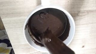 CassieScat - Poo Chocolate Cake with Sexy Eating Encouragement