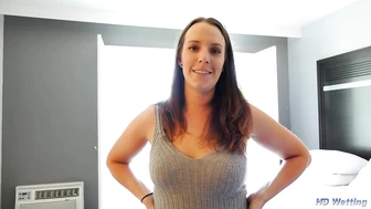 Peeing Through Her Fingers