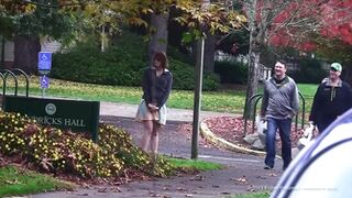Campus Skirt Pee