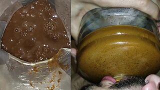 SSBBW Queen Siya - 1 LITER PEE on fresh HUGE DUMP
