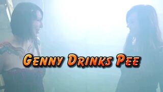 Genny Drinks Pee