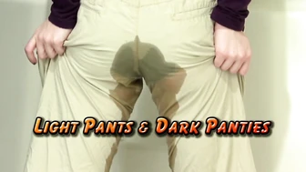 Light Pants and Dark Panties