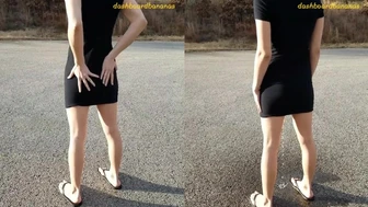 Dash McKinzie - Casually wetting myself while standing outdoors in a sundress