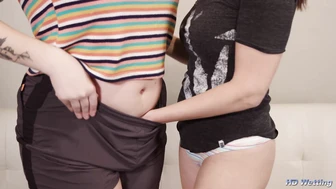 Wetting and Rubbing in Shorts