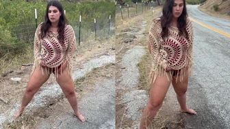 Alynova1 - Pissing in the public street