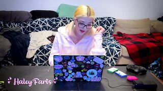HaleyFarts - Shitty Mouth Fart Explosion