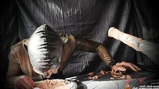 Scat-Slut Celeste - Scat Slut-Orgasma Celeste shit dildo throat fuck