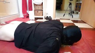 RosellaExtrem - Slave in doggystyle, pooping, in his mouth