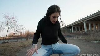 Alexa Throat - Wetting Scene