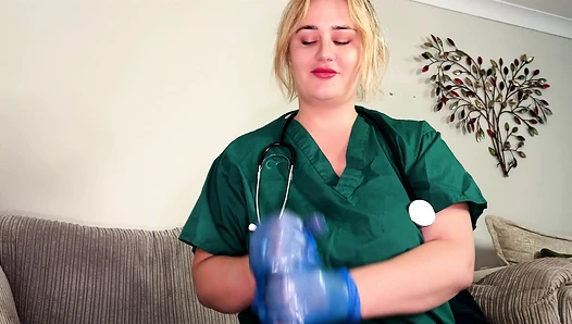 JessieHH - Nurse fucks and sucks patient and gets drowned in cum