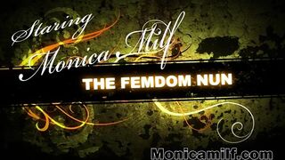 Femdom Nun Footgagging Punishment
