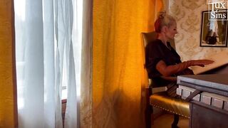 Debt Repaid by Cock Locked in Chastity Device - with Mistress Nicole van Kuppeck