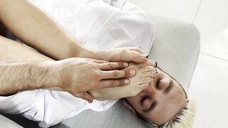 Dr Flavio Operates and Worships Cheyenne Jewell and her Beautiful Feet
