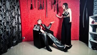 From Boss To Slave Blackmail & Feet Worship, Angle 2