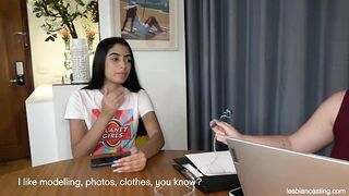 Lesbian Tutors: Experienced Marina Interviewed a Young Latina Girl