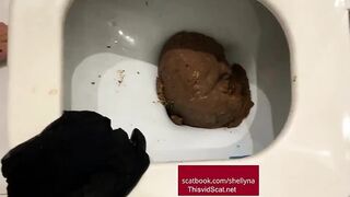 Pantyhose poop