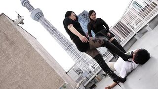 Horrible Boots Domination by two bad women
