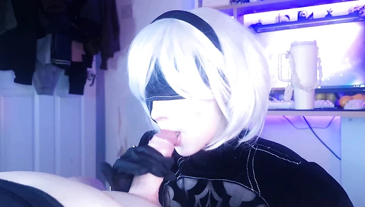 MissMoons - Yorha 2B makes me cum hard with thighjob and doggystyle