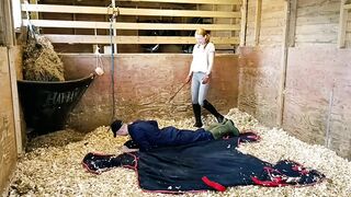 Cropped, Crushed, Wrangled and Rolled, trampled, humiliated, and discarded in extreme stable discipline.